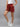 Me Craft Solid Women Maroon Regular Shorts