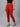 Me Craft Women Regular Fit Red Cotton Blend Trousers