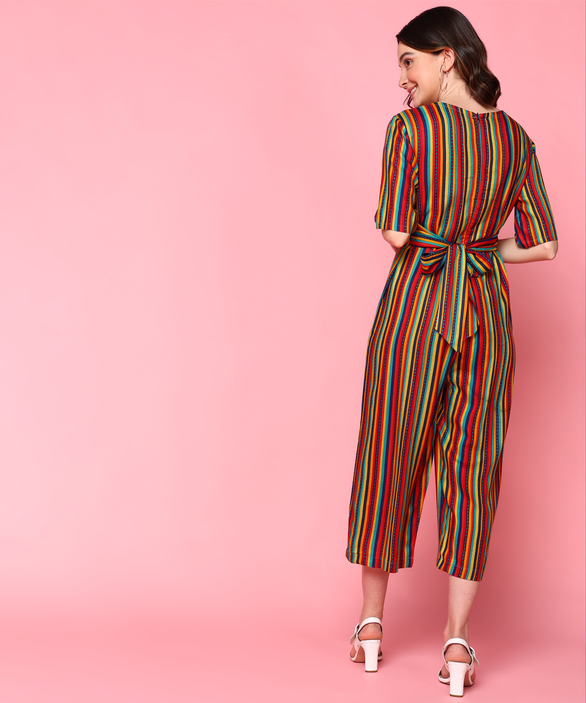 Me Craft Multicolored Jumpsuit For Women