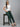 Me Craft Women Regular Fit Bottle Green Cotton Blend Trousers